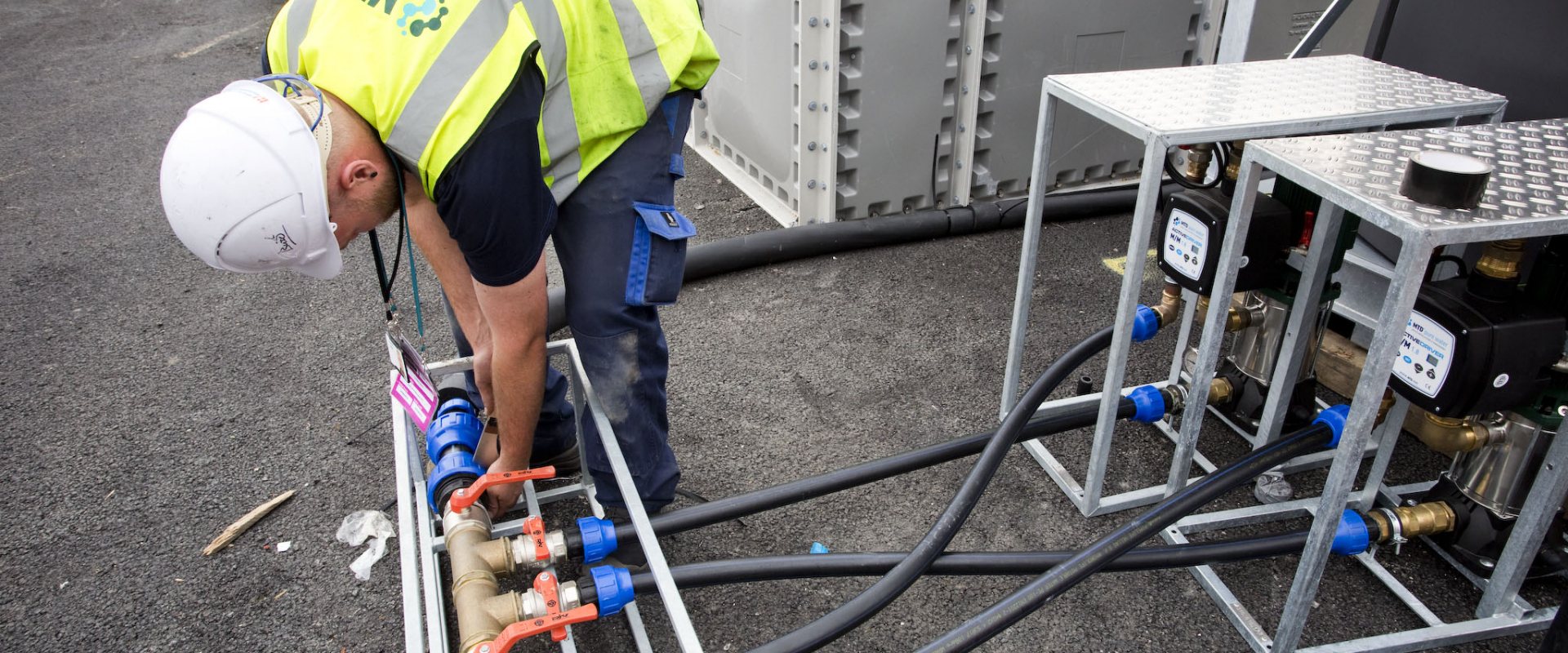 Temporary water facilities provided by MTD Pure Water