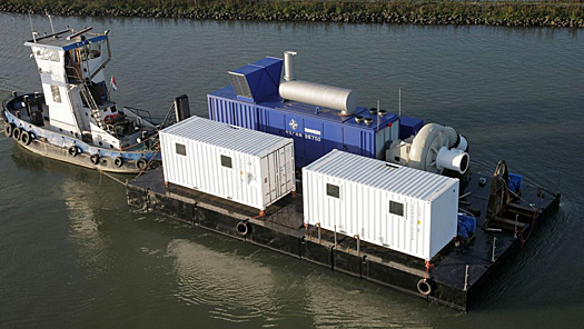 dws - Damen floating booster station pontoon 525