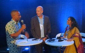 Patrick Moriarty at session on role of civil society organisations during stockholm world water week