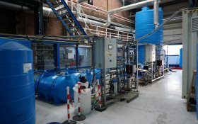 Zero brine pilot for recovery of minerals from water treatment DWP-plant in Roitterdam