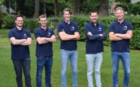 Inventors of the SolarDuck, a offshore floating solar energy unit