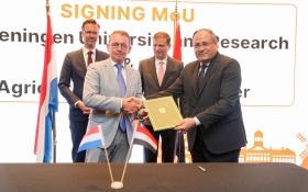 Signing MoU between Egypt and the Netherlands