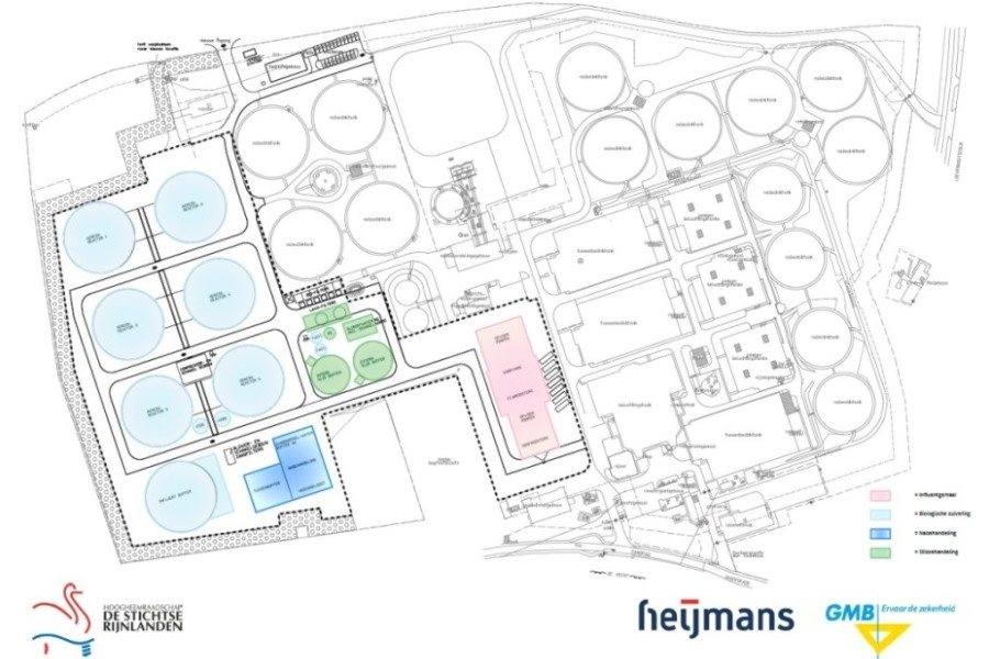 Lay out Nereda wwtp Utrecht