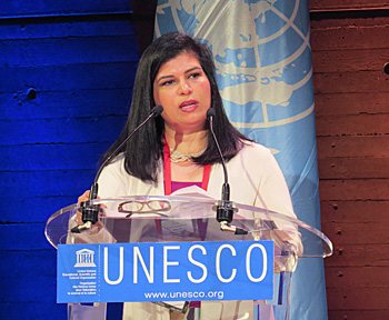Princess Sumaya at the UNESCO conference