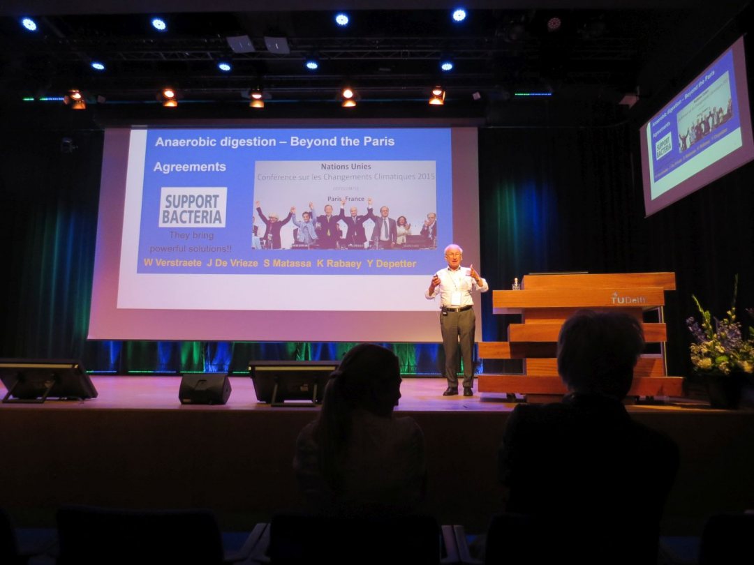 Professor Willy Verstraete at AD16 Conference