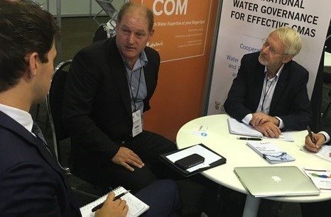 Discussing opportunities in the Holland Pavilion at IFAT Africa 2017