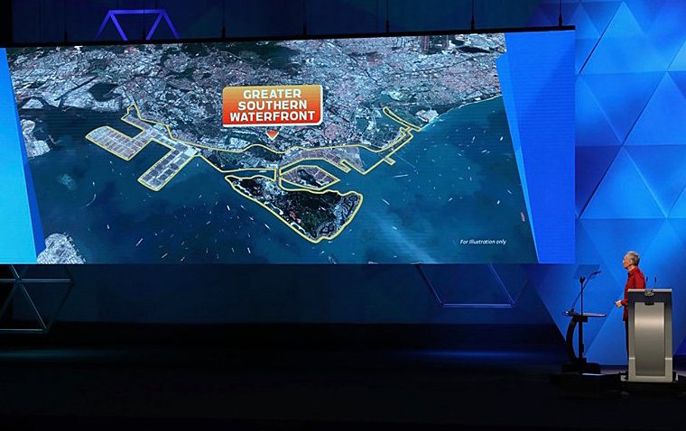 PM Lee presents plan for creation of more land