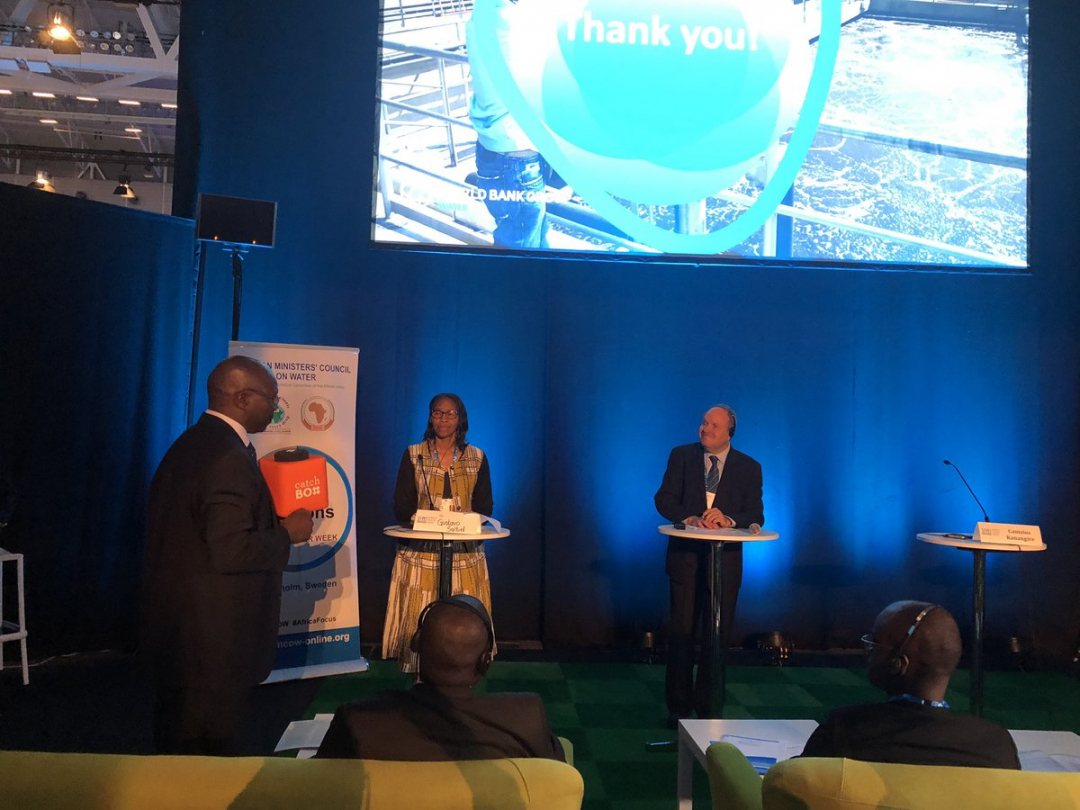 Gustavo Saltiel of world bank at stockholm world water week
