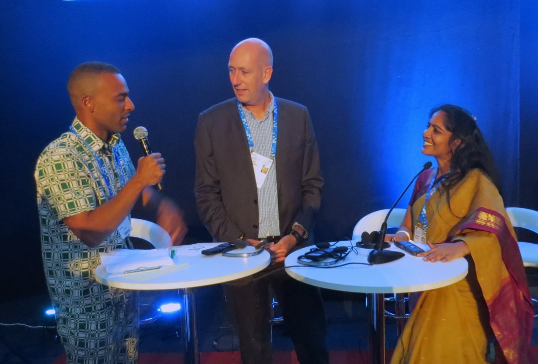Patrick Moriarty at session on role of civil society organisations during stockholm world water week