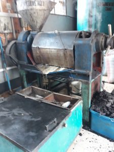Machine to produce sunflower oil