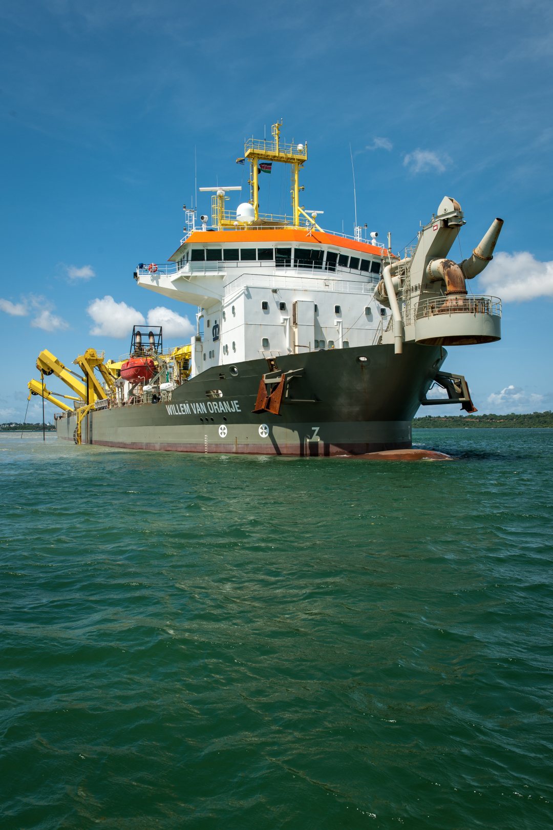 Boskalis Trailing Suction Hopper Dredger Willem van Oranje