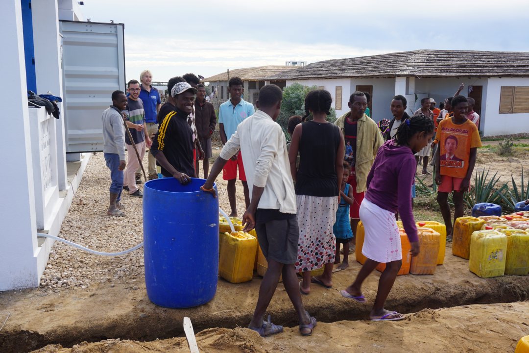 Desalinated drinking water for Efoetsy community in Madagascar
