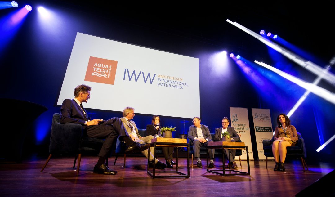 Panel discussion during AIWW2019 on motto to connect and act to make water work