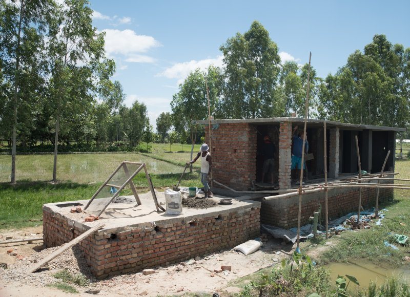 New toilets build in Nepal by SNV
