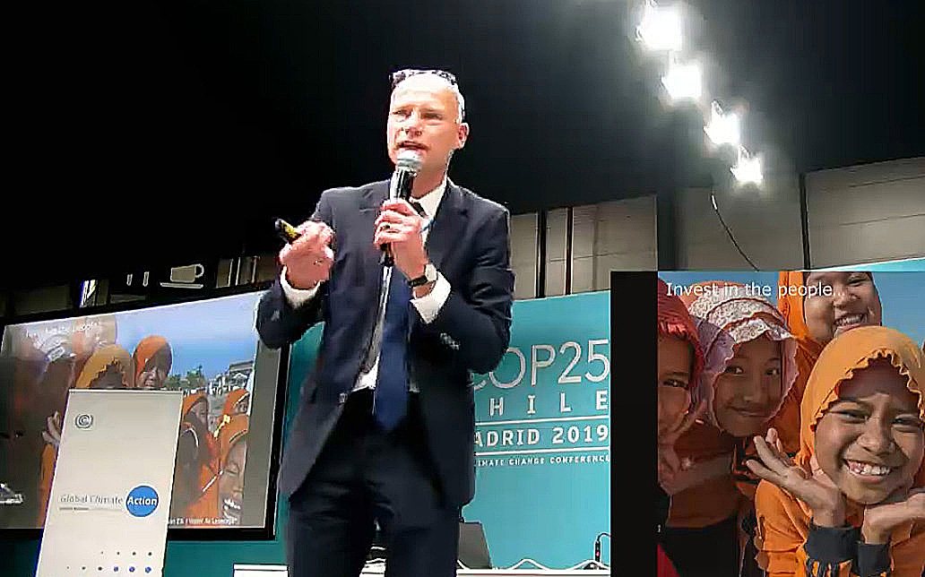 Dutch special water envoy Henk Ovink at COP@% in Madrid
