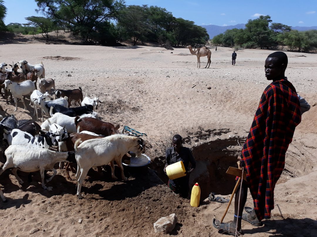 Groundwater well in Northern Kenya