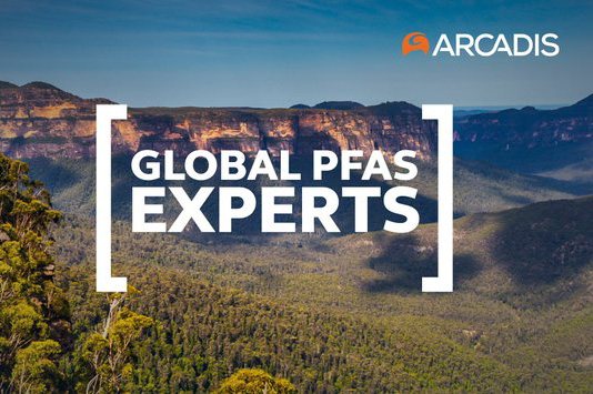 Poster of Arcadis for removal of PFAS
