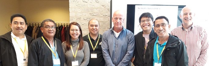 Team responsible for realisation of dNF filtration installation in Davao, the Philippines.
