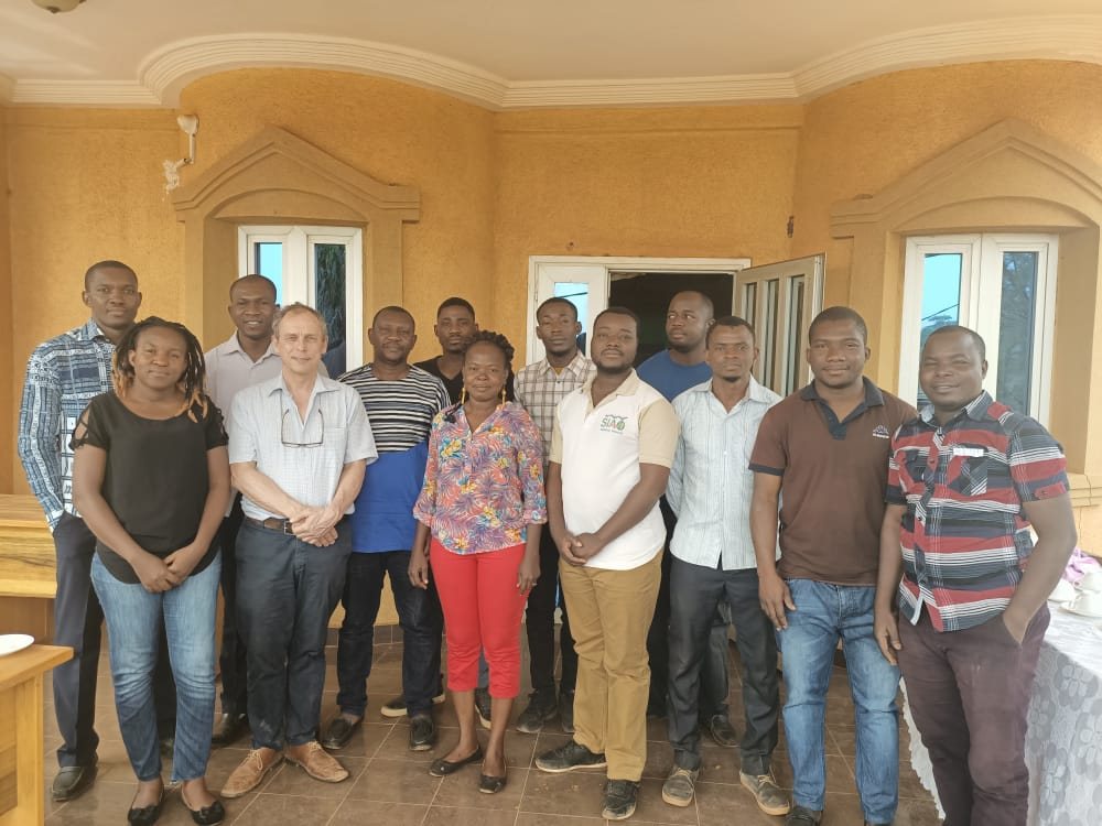 The hackathon group in Burkina Faso