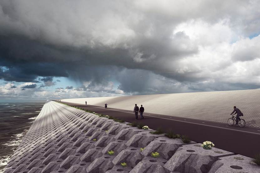 Image of layer os Levvel armour blocs, all ewith the same orientation