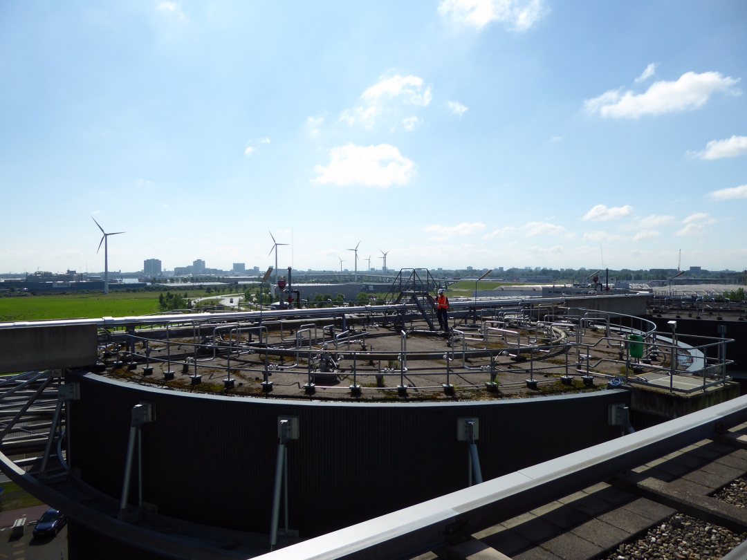 Wwtp Amsterdam is the second largest municipal treatment plant in the Netherlands (photo: Waternet)
