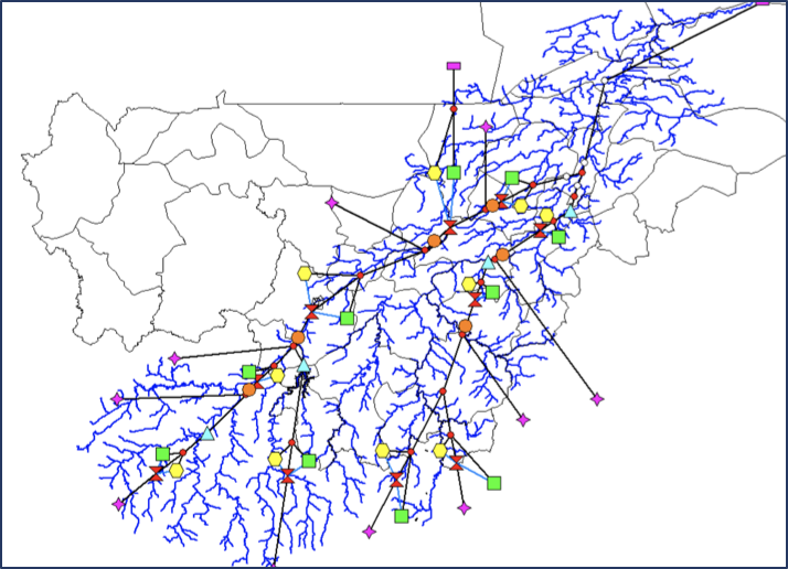 Map of the Inner Niger Delta