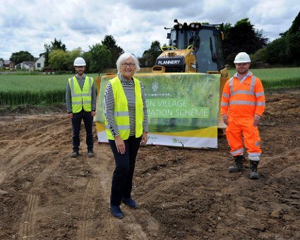 Project managers launch Cleadon Flood allevation scheme