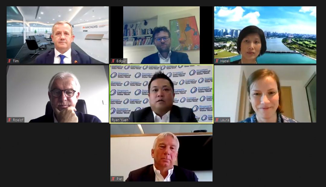 All participants of the SIWW webinar on urban coastal resilience