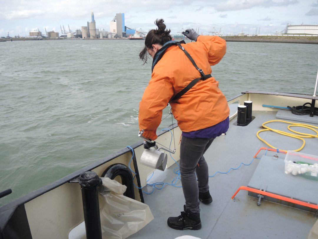 Water sampling for Zero brine pilot in Port of Rotterdam
