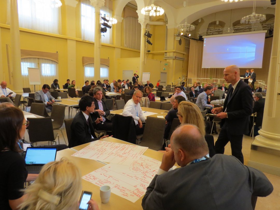 Dutch water envoy Henk Ovink at the Stockholm world water week 2017