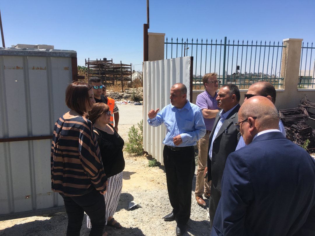 Meeting of Dutch and Palestinian water experts in Palestine.