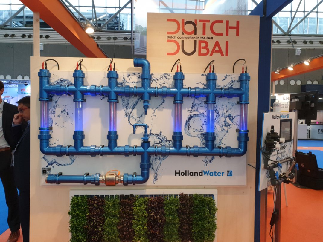 Holland Water's Bifipro system on display at Aquatech Amsterdam 2019