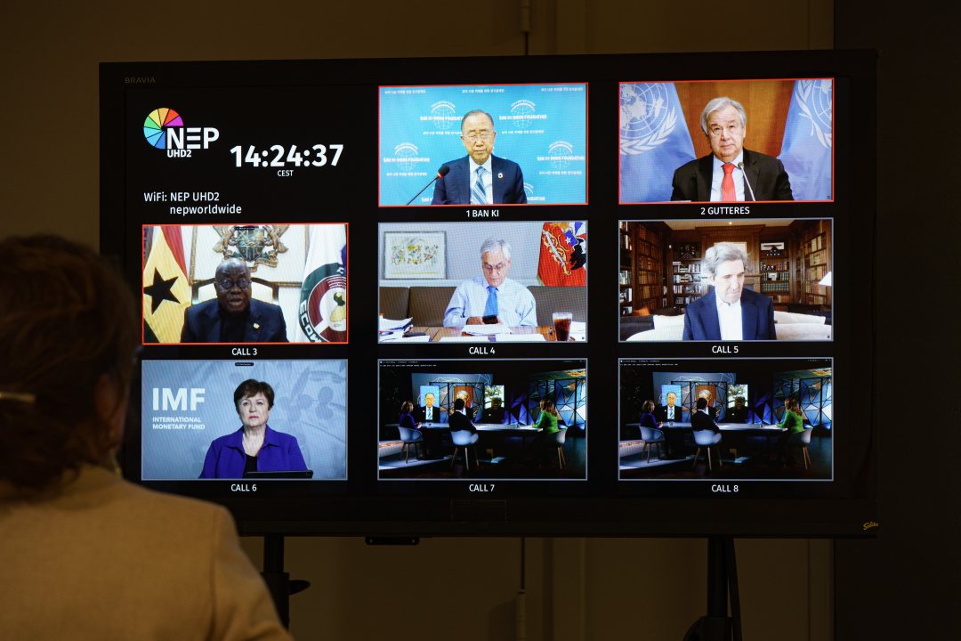 Virtual participation of the Climate Adaptation Summit by many world leaders on 25 January 2021