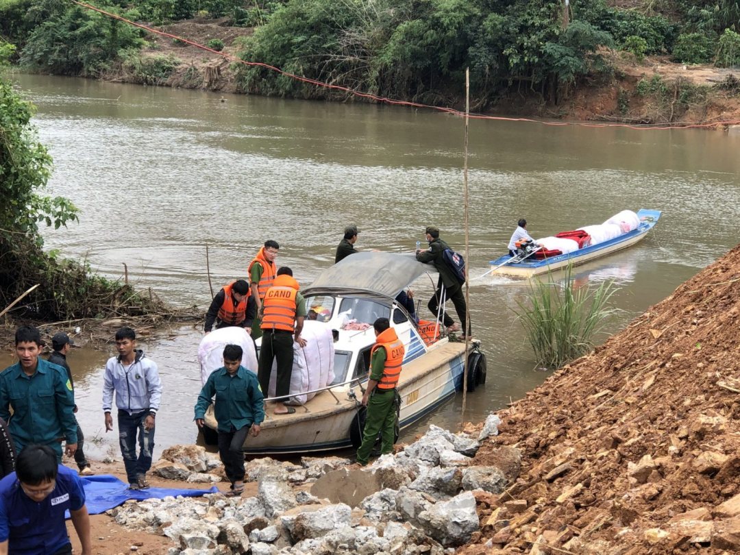 River floods in Vietnam in October 2020