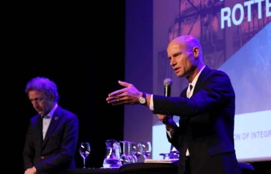 Dutch special water envoy Henk Ovink at a pre meeting on the Amsterdam International Water Week 2019.