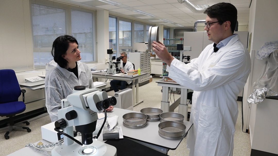 Monitoring of micro plastics in drinking water at laboratory of Dunea, the Netherlands