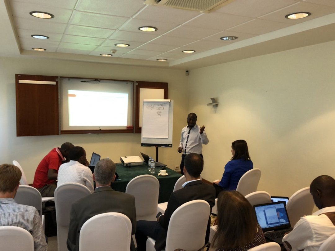 IHE Delft training-the-trainer course on how to use the WaPor portal to improve the water productivity amongst farmers in Rwanda
