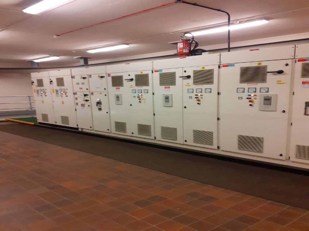 Motor control cabinets at Anglian Water