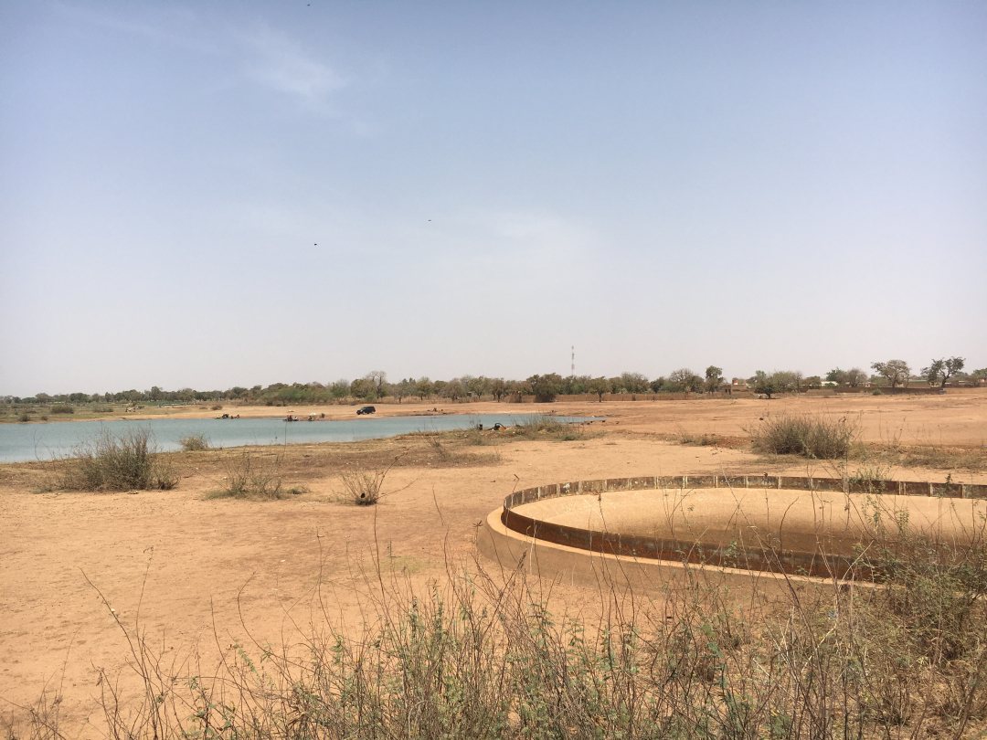 Water reservoir in Burkina Faso