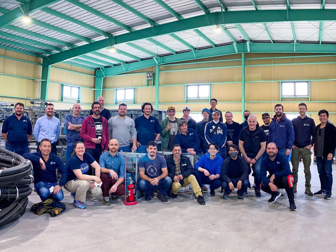 Group photo of MTD employees in Tokyo