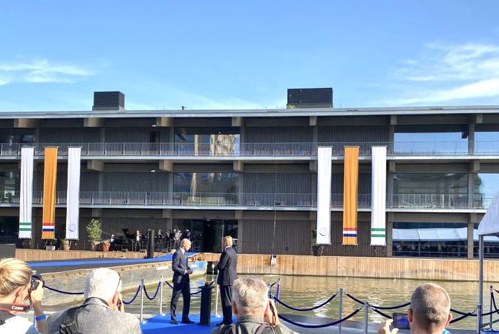 Opened the new floating office of GCA in the harbour of Rotterdam by Dutch King Willem/Alexander on 6 September 2021