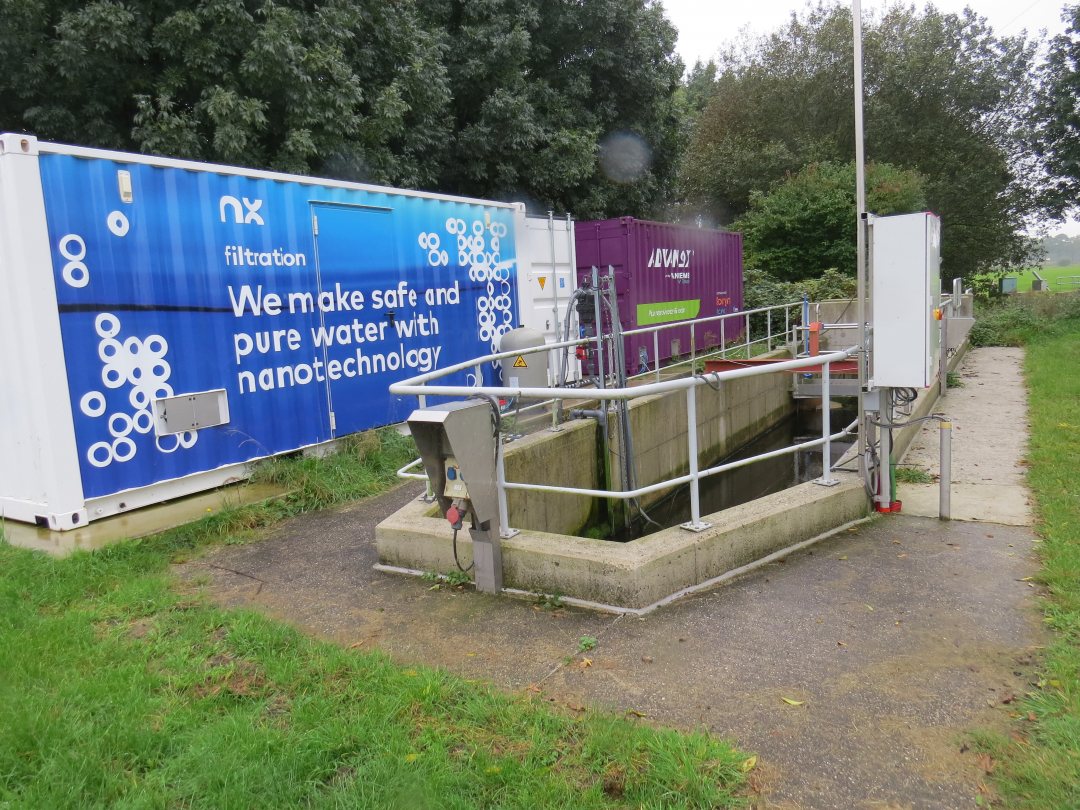 Pilot of a combined nano membrane filtration and UV-filtration of effleunt at wwtp Asten, the Netherlands