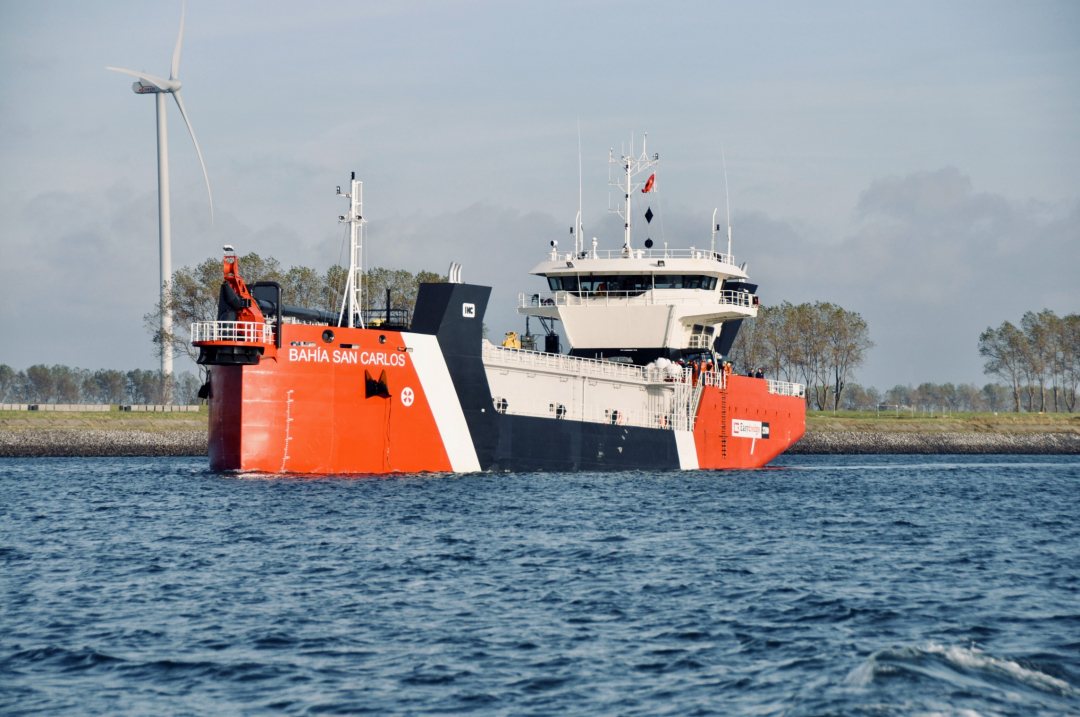IHC Easydredge Bahia San Carlos prior delivery to Mexican navy