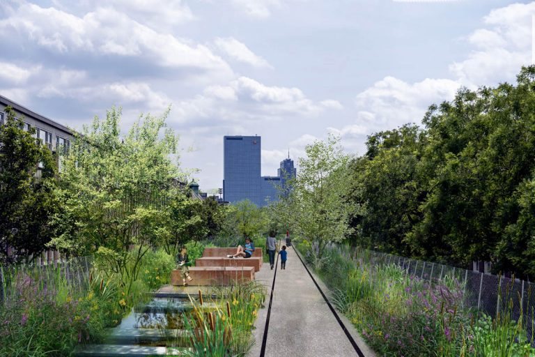 Visual of Hofbogenpark, Rotterdam.