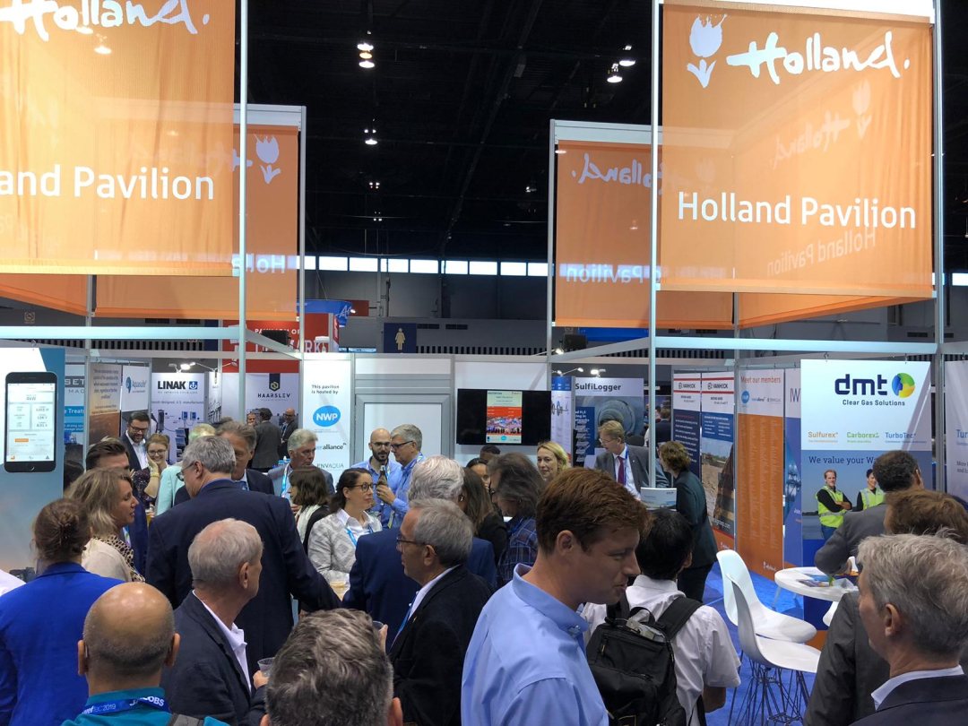 Lively Netherlands Pavilion at WEFTEC in 2019
