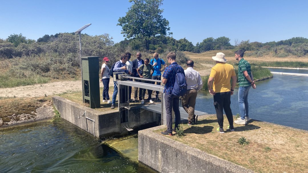 Blue Deal Congress: visit to Amsterdam's water supply dunes.