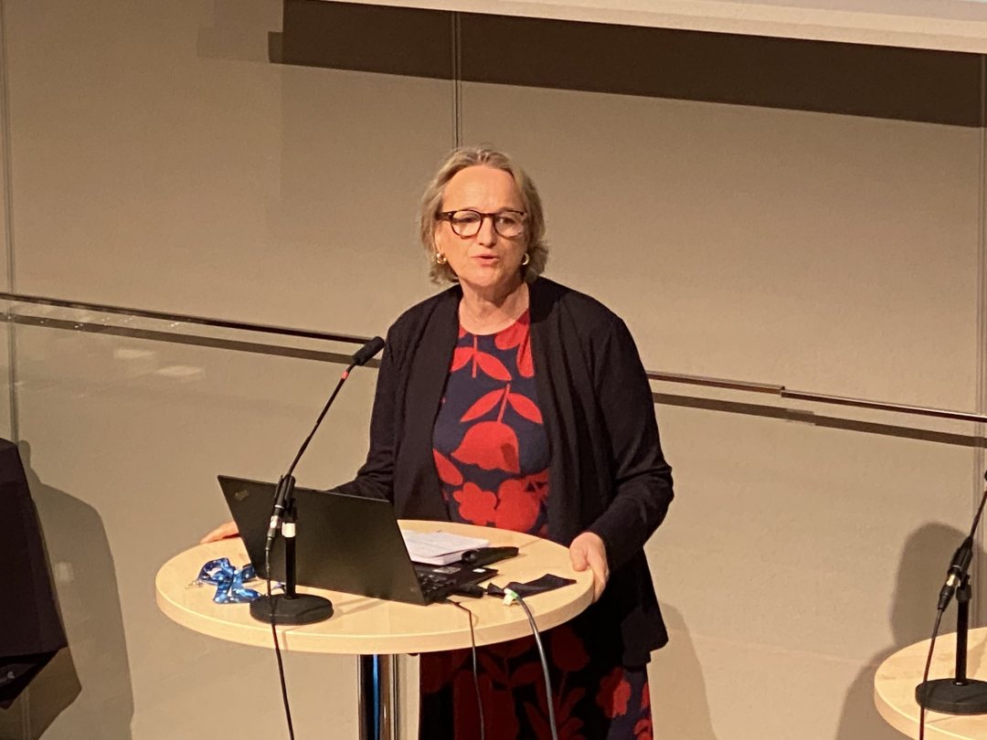 Rachel McDonnell, Deputy Director General at the International Water Management Institute (IWMI), expressed her high expectations for the water sector to engage at the next climate summit COP28 to engage with the climate, food, and nature conservation sectors. Photo: NWP