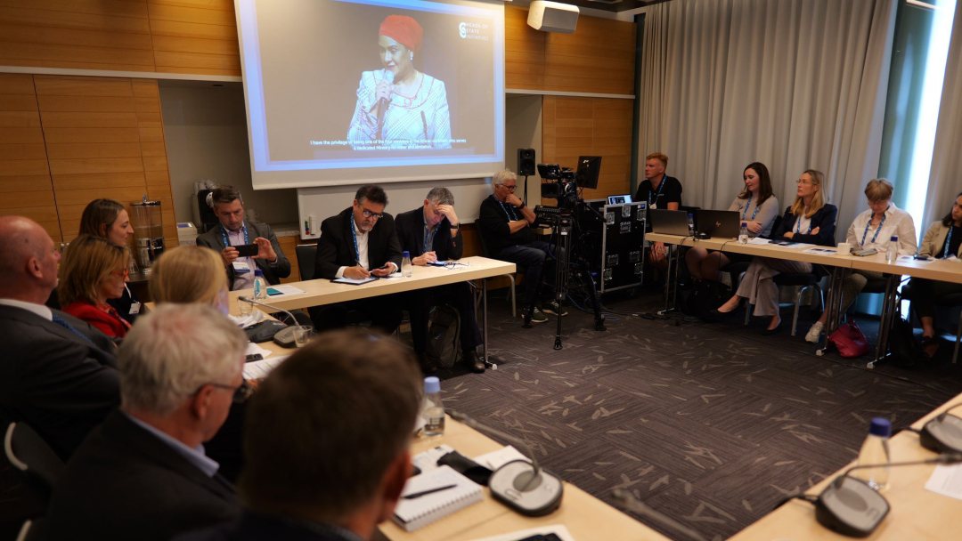 Meeting of the Heads of State Initiatives at Stockholm World Water Week. Photo: Jonas Borg