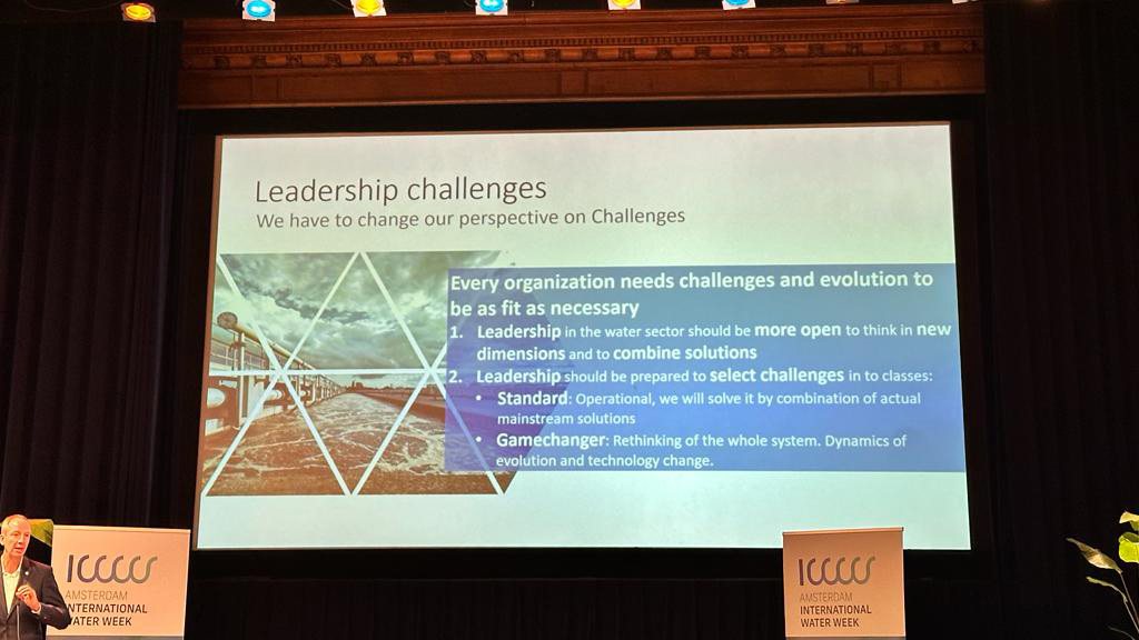 Christoph Donner, CEO of Berliner Wasserbetriebe, at the Integrated Leaders Forum 2023.