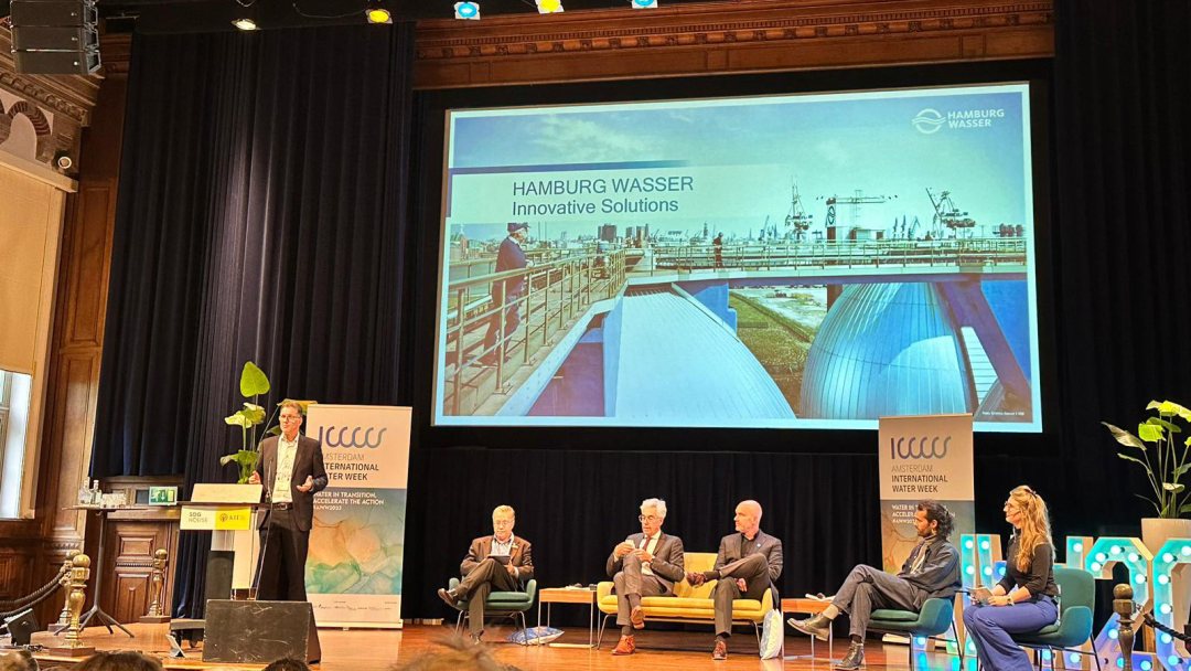 Presentation by Hamburg Wasser at the Integrated Leaders Forum 2023.